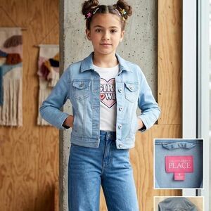 The Children's Place Girl's Blue Denim Jacket